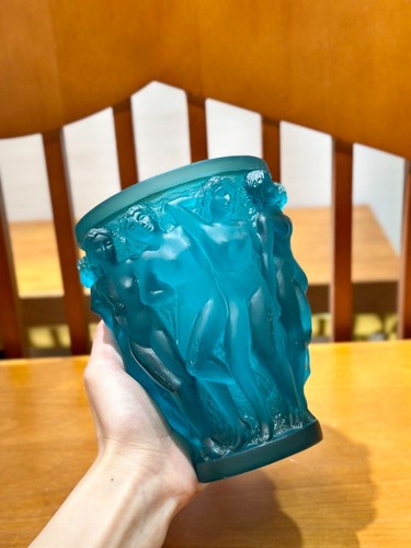 Lalique baccantes vase cm - vase,