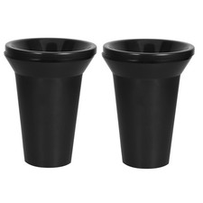  2 secchi sputacchiere neri