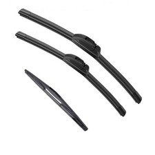Set of 3 Front & Rear Wiper