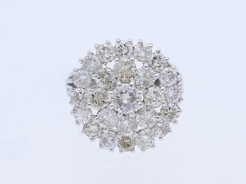 Anello vintage diamanti - anello,