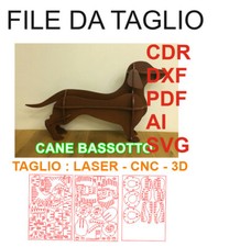 CANE BASSOTT - modello DXF CDR