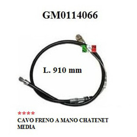 Cavo freno mano chatenet - mano,