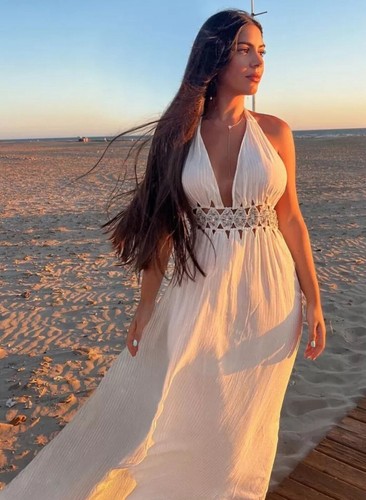 Zara abito midi lucido - midi,