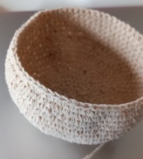 ciotolina in lana grezza