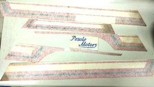 KIT adesivo ADESIVI  decalcomanie MODANATURA VESPA PX COLORE  ROSSO PIAGGIO