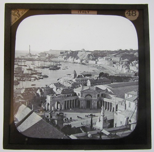 Magic lantern slide genoa - magic,