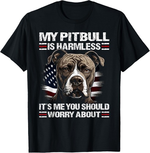 Maglietta funny dogs pitbull - dogs,