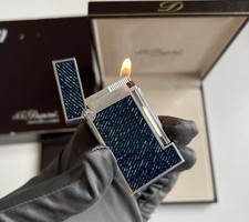 S.T. Dupont Ligne D Chinalack "Jeans" full set vintage ottime condizioni molto RARO!