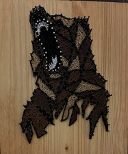 Handmade Bear String Art Wall