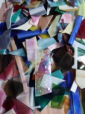 RITAGLI DI VETRO ARTISTICO COLORATO PER CREAZIONI A MOSAICO kg. 1,5