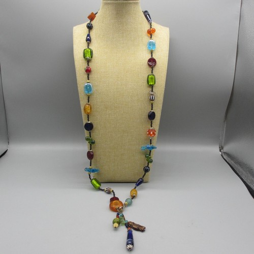 Collana vetro arte boho - collana,