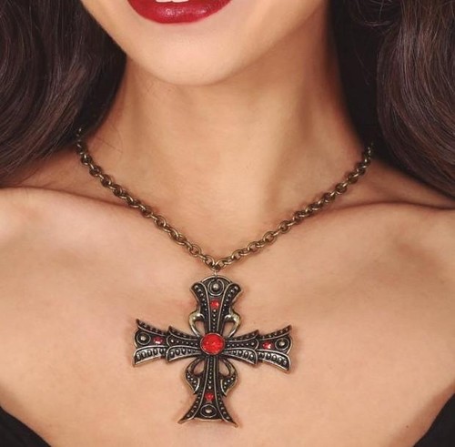 Pendente croce metallo con - croce,