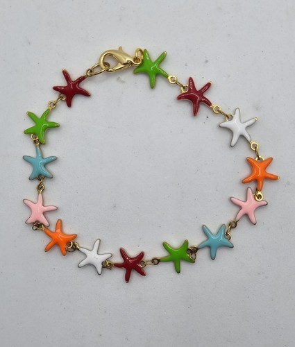 Bracciale multicolore estivo - multicolore,