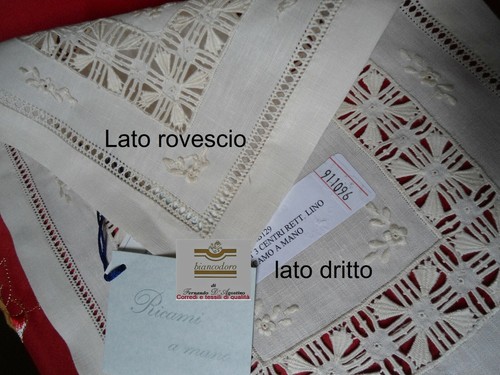 Centrini ricamati mano - centrini,