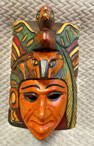 Totem maschera legno - maschera,