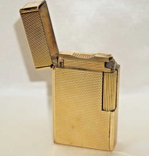 Accendino gold dupont paris - st,