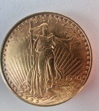 Rara moneta d'oro Americana