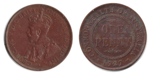 Australia penny 1927 - 1927,