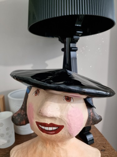Zara beret vynl noir - :,