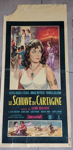 Locandina rara film schiave - rara, le