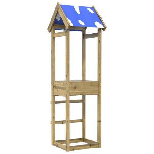 Torre gioco marrone legno - marrone,