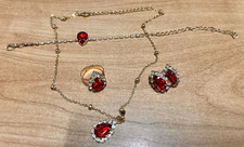 Set collana bracciale anello