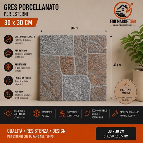 Stock 5mq piastrella effetto - stock, 8,5mq
