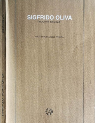 Sigfrido oliva incontri - oliva.,