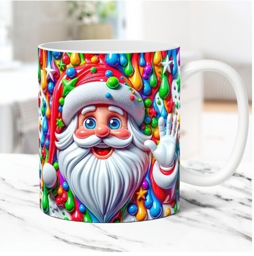 Tazza latte natale babbo - latte,