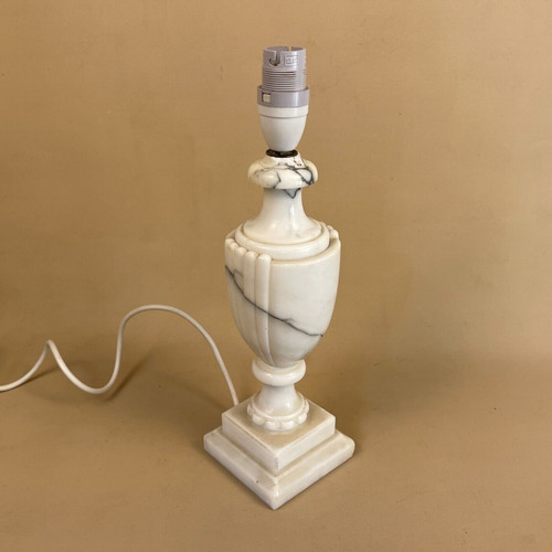 Antique marble stone lamp - antique,