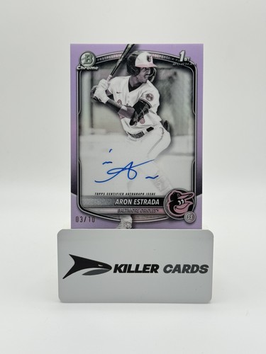 2025 bowman aron estrada - estrada, 1°