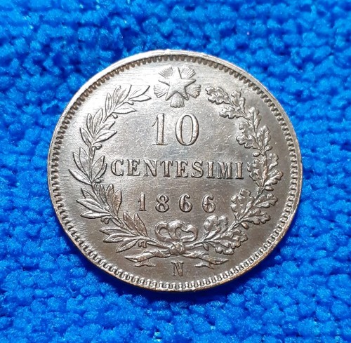 Regno 10 centesimi n - v.e.ii°,