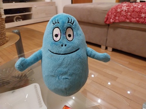 Peluche barbapapa celeste con - barbapapa',