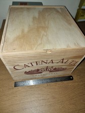 scatola vino in legno con