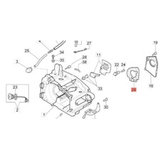 EFCO GUARNIZIONE BASAMENTO MOTOSEGA 125 MT 2600  OLEO MAC 925 GS 260 ORIGINALE
