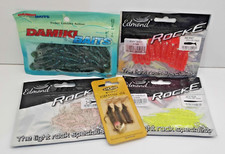 Lotto esche siliconiche pesca - Vari modelli, colori e misure - EF869