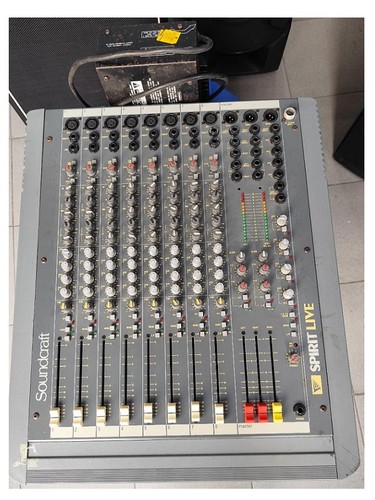 Mixer soundcraft spirit - 8, live