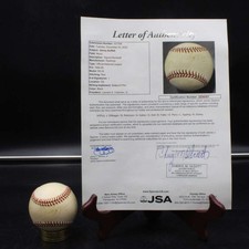 Autografo baseball firmato