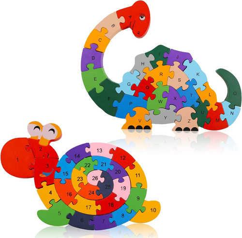 Puzzle animali in legno - pz,