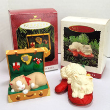 2 Vintage Hallmark Ornaments