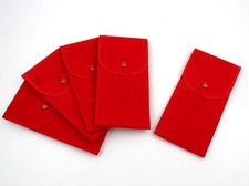 5 Porta Orologi Rosso Stampa a Caldo Ottima Qualità Watch Luxury Antigraffio New