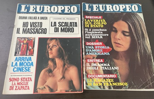 Europeo lotto 2 riviste - l'europeo,