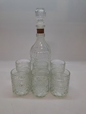 Set Liquore Vintage in Vetro