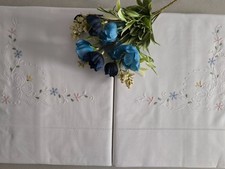 Set Lenzuola ricamate in puro