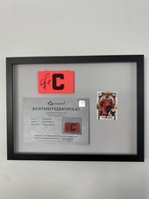 Fascia Capitano Stefan Effenberg Firmato Im Telaio Bayern Monaco Calcio COA