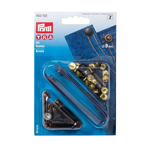 Rivetti jeans prym - rivetti, 9mm