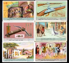 LOTTO 6 SERIE COMPLETE DA 6 FIGURINE LIEBIG 36 IN TOTALE