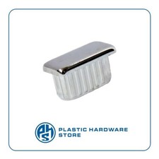 Tappi/Inserti/Copriforo rettangolari cromati in ABS - PHS