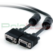 Cavo 1,8m VGA maschio svga per monitor video schermo lcd computer pc notebook tv