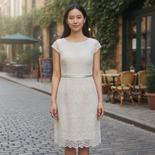 Tocca Knee Length Dress Lace